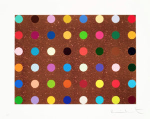 Damien Hirst Proctolin Silkscreen Bronze Glitter