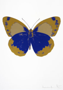 Damien Hirst Souls II Westminster Blue Oriental Gold Cool Gold