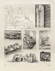 Henry Moore Ideas for Sculpture Etching