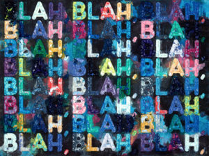 Mel Bochner Paintings Blah Blah