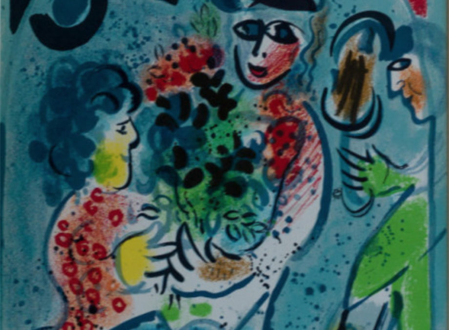 Harlequin with Flowers (M. 578)