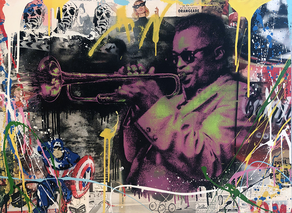 Mr Brainwash Miles Davis