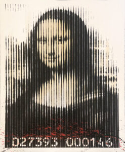 Mr Brainwash Mona Lisa Barcode Red