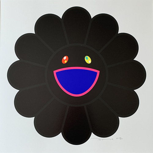 Takashi Murakami Soul to Soul Black Flower