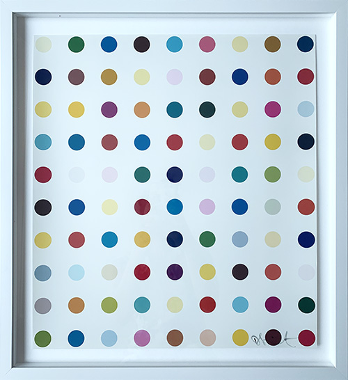 Damien Hirst Opium Dots Eyestorm Print