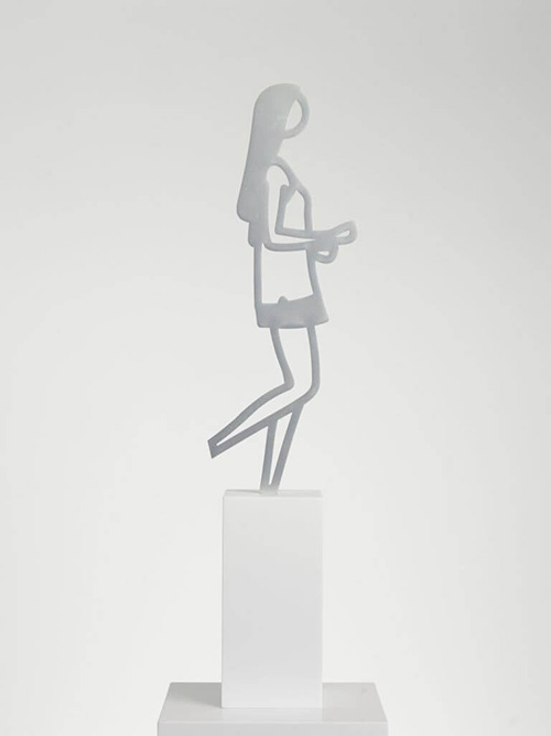 Julian Opie Teresa Sculpture Running People 2020