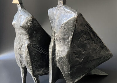 Pair of Cloaked Figures IV